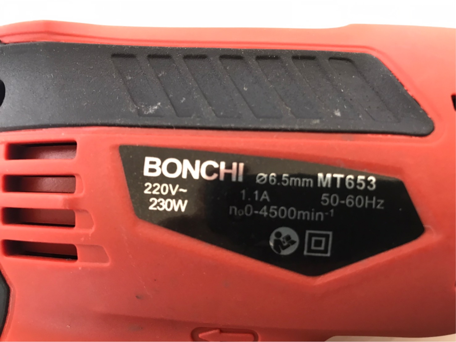 สว่าน 1/4" MT-653 BONCHI สีแดง