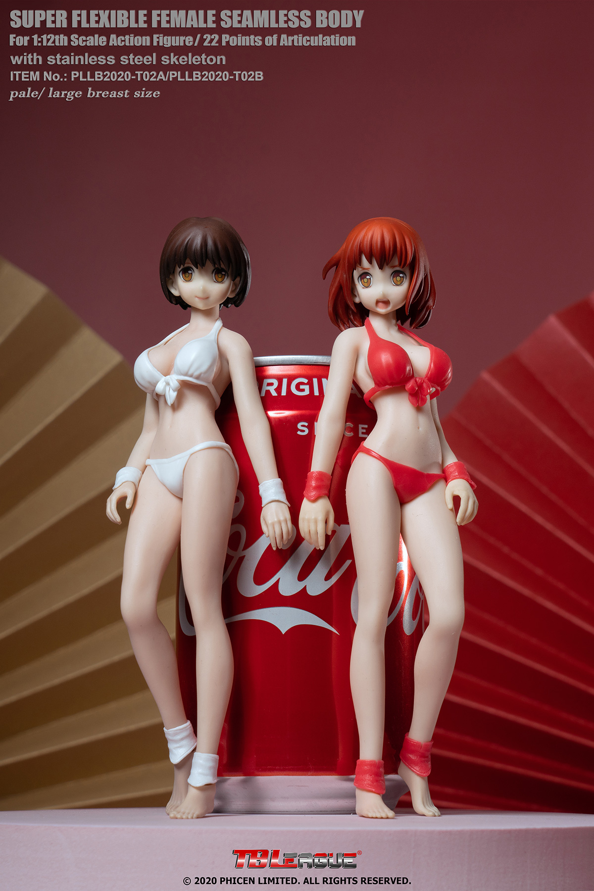TBLeague PLLB2020-T02A T02B 1/12 Super-Flexible Female Seamless Body Pale