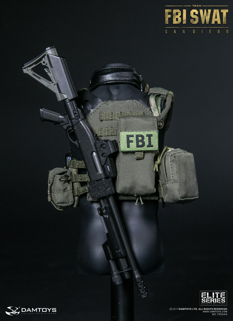 DAMTOYS No.78044 FBI SWAT TEAM AGENT - SAN DIEGO