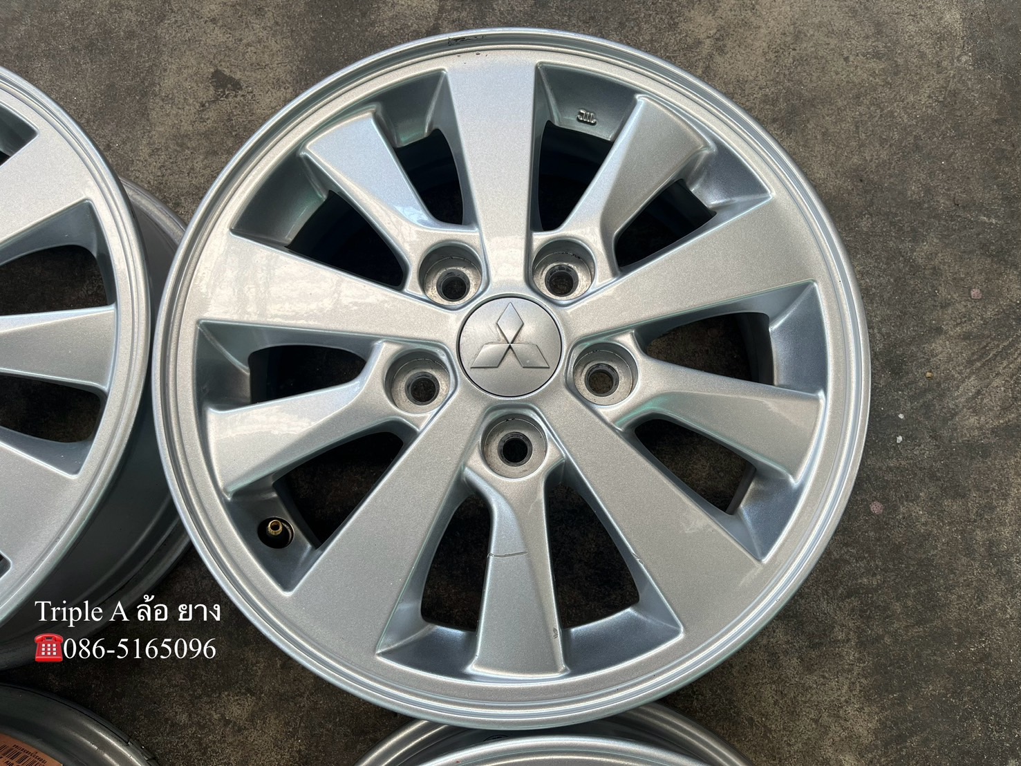 ✨ล้อแม็ก 5รู114✨Mitsu ขอบ 15💖สภาพสวย💖
