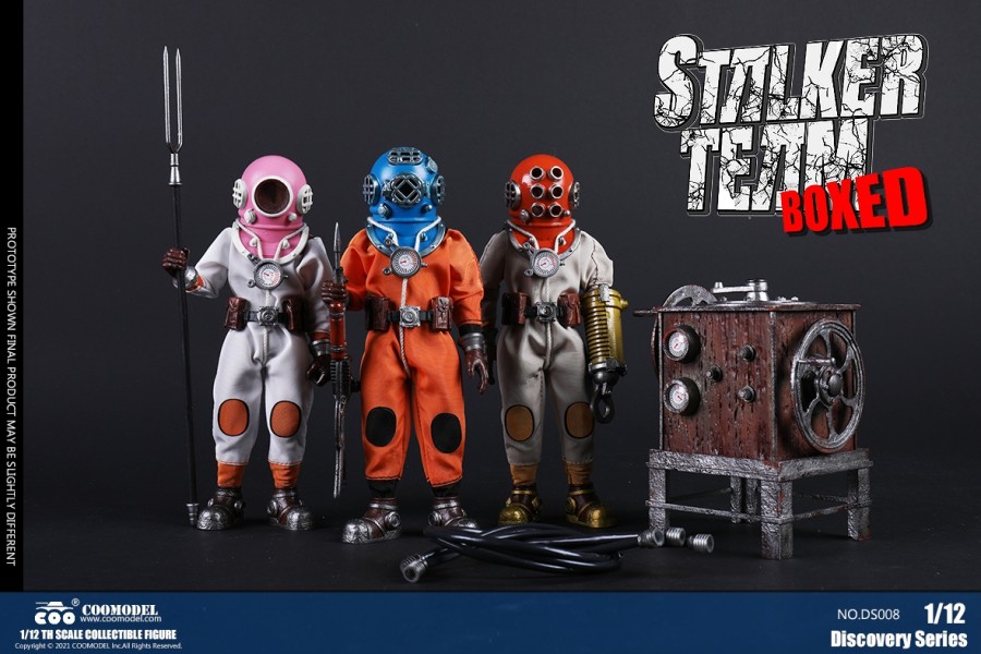 COOMODEL DS008 1/12 DISCOVERY SERIES - STALKER TEAM SET (COLORED VERSION)