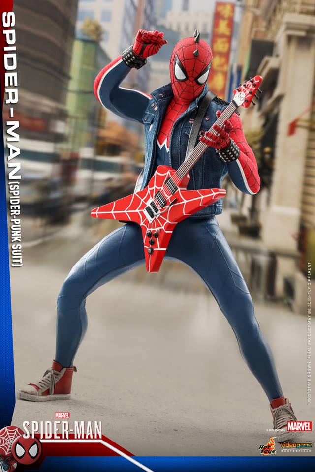 Hot Toys VGM32 MARVEL'S SPIDER-MAN - SPIDER-MAN (SPIDER-PUNK SUIT)