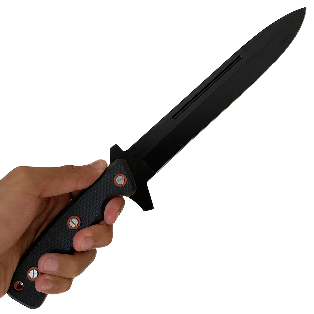 มีดใบตาย Spyderco X39 Fix Blade ขนาด 13.4 นิ้ว (34 ซม.) พร้อมซองไนล่อนร้อยเข็มขัดสำหรับเก็บมีด