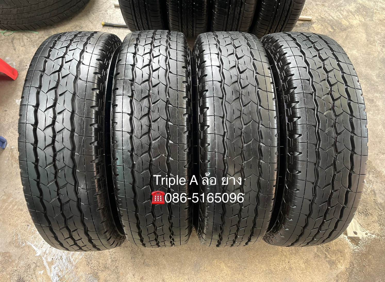 ✨ยาง✨195R14 Bridgestone♨️ปี 24♨️🚘เหมาะสำหรับ รถกระบะบรรทุกตัวเตี้ย