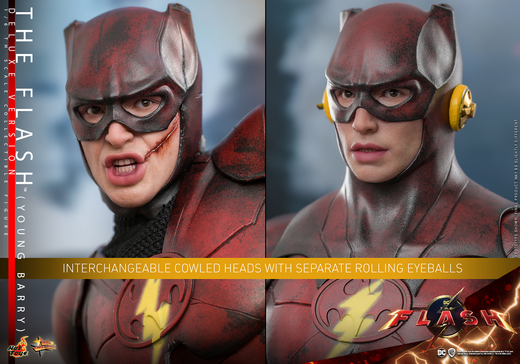 Hot Toys MMS724 1/6 The Flash - The Flash (Young Barry) [Deluxe Version]