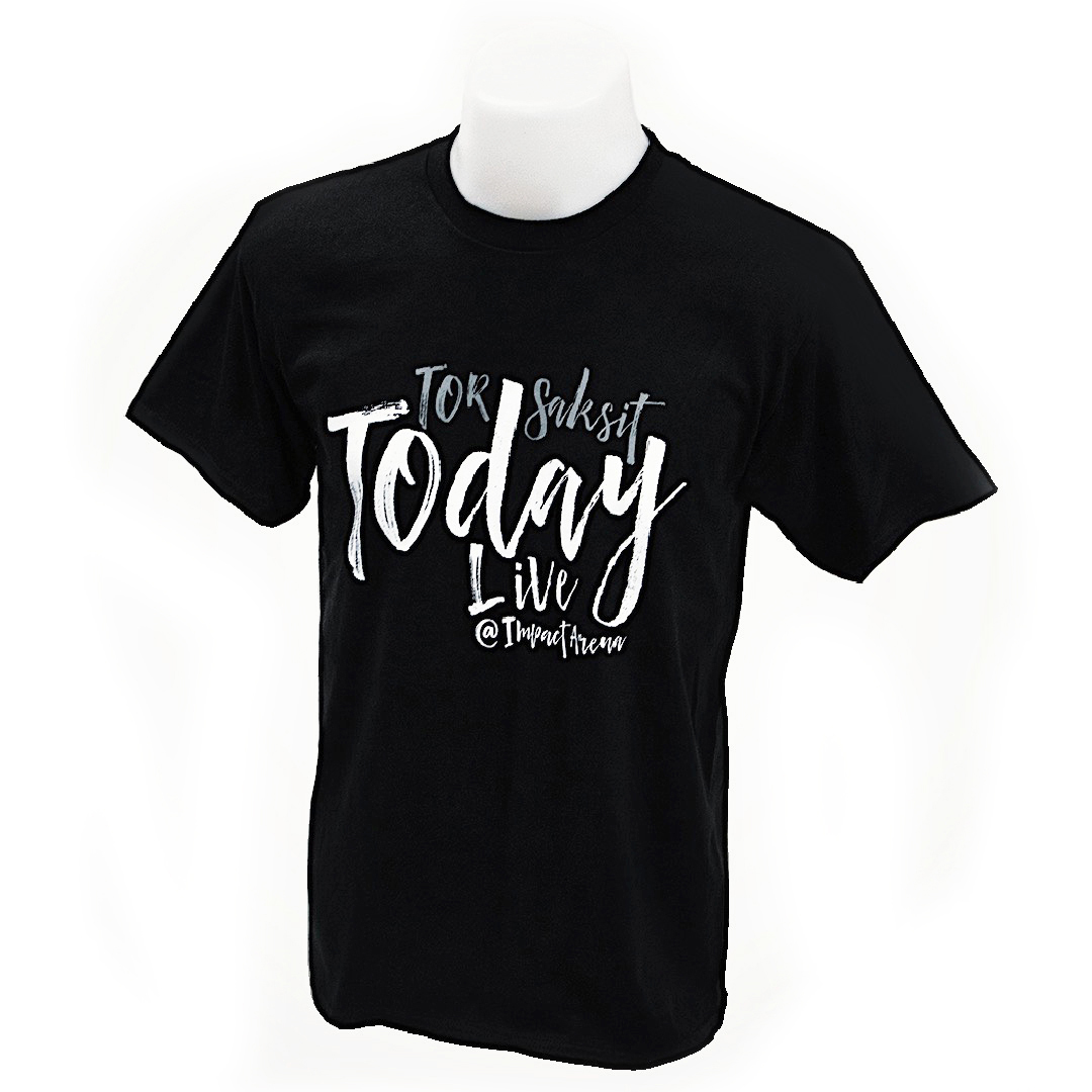 [PRE-ORDER] TOR SAKSIT : CONCERT LOGO T-SHIRT BLACK