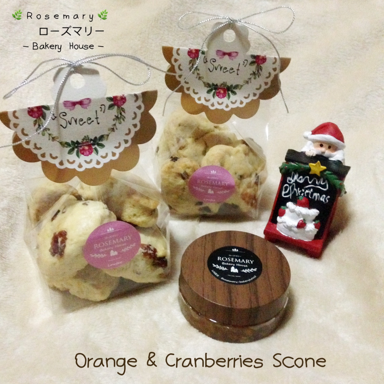 สโคนแครนเบอร์รี่ 🌿 Cranberries Scone🌿