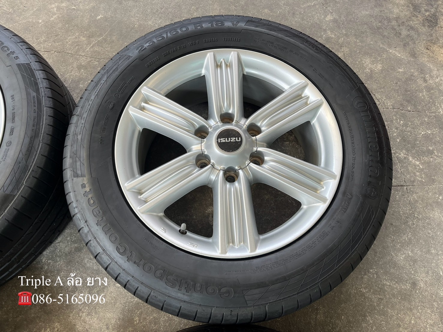 ✨ล้อแม็กพร้อมยาง✨ISUZU D-MAX Blue Power ขอบ 18