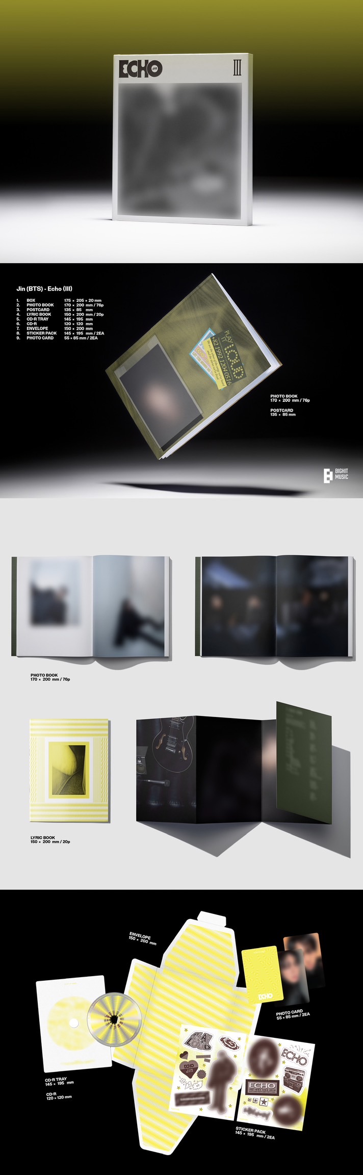 [PRE] ❌ไม่มีของแถม BTS JIN 'Echo'