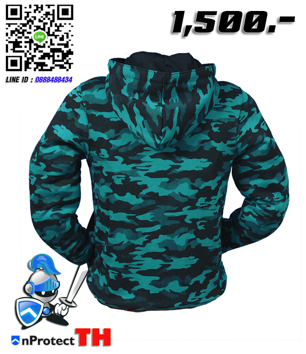 เสื้อฮู้ดการ์ดบิ๊กไบค์ HOOD40