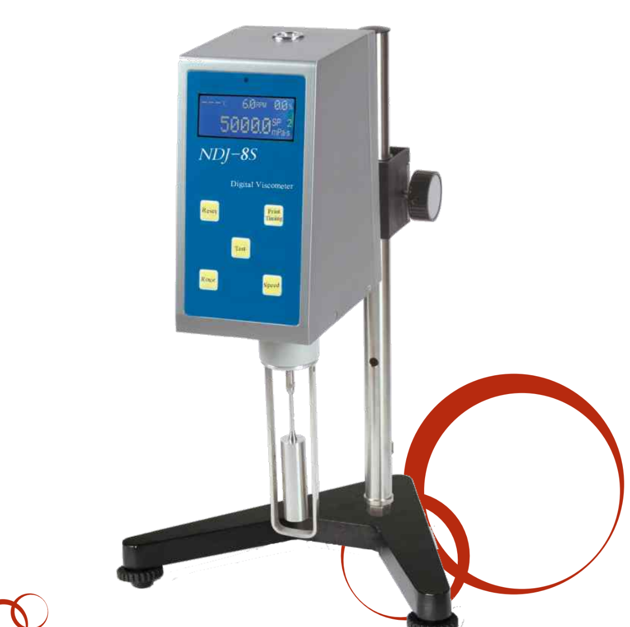 เครื่องวัดความหนืด Viscosity meter-NDJ-8S