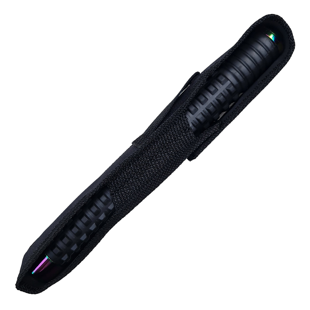 ดิ้ว Eagle Baton ก้านดิ้วสีรุ้งขนาด 24.6 นิ้ว (62.5 ซม.) พร้อมซองไนล่อนร้อยเข็มขัดสำหรับเก็บดิ้ว