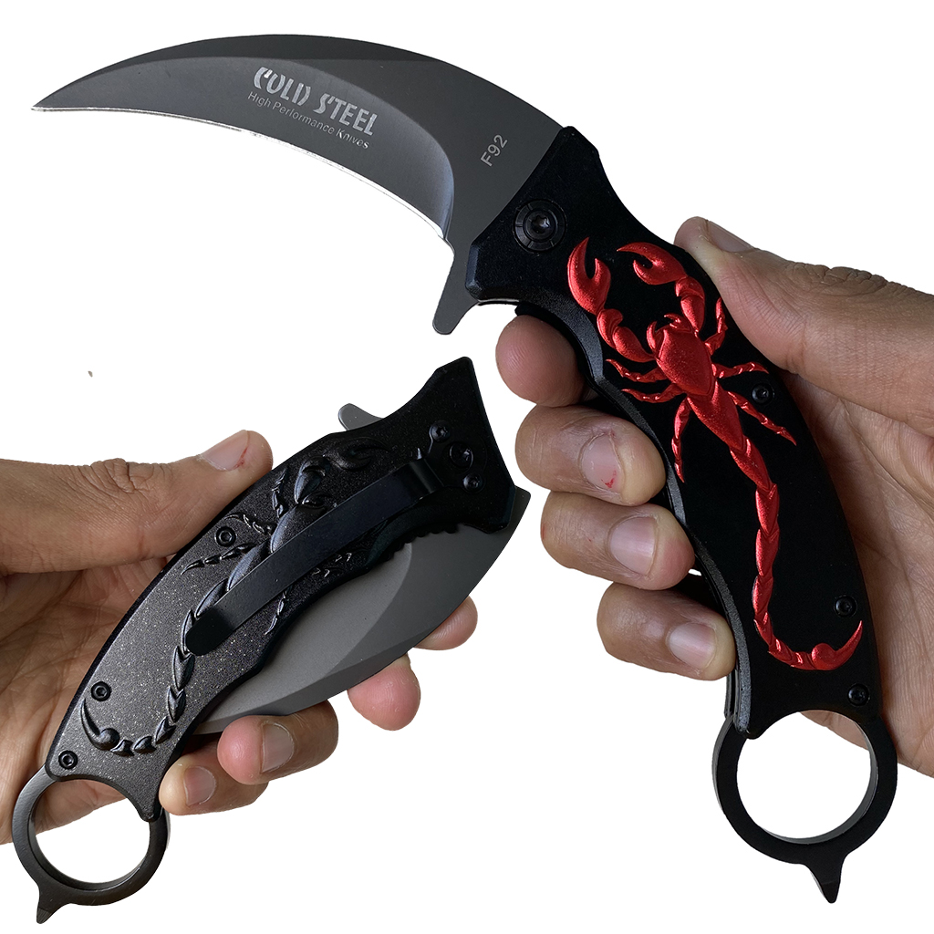 มีดพับ มีดคารัมบิต Cold Steel F92 ขนาด 8.3 นิ้ว (21 ซม.)