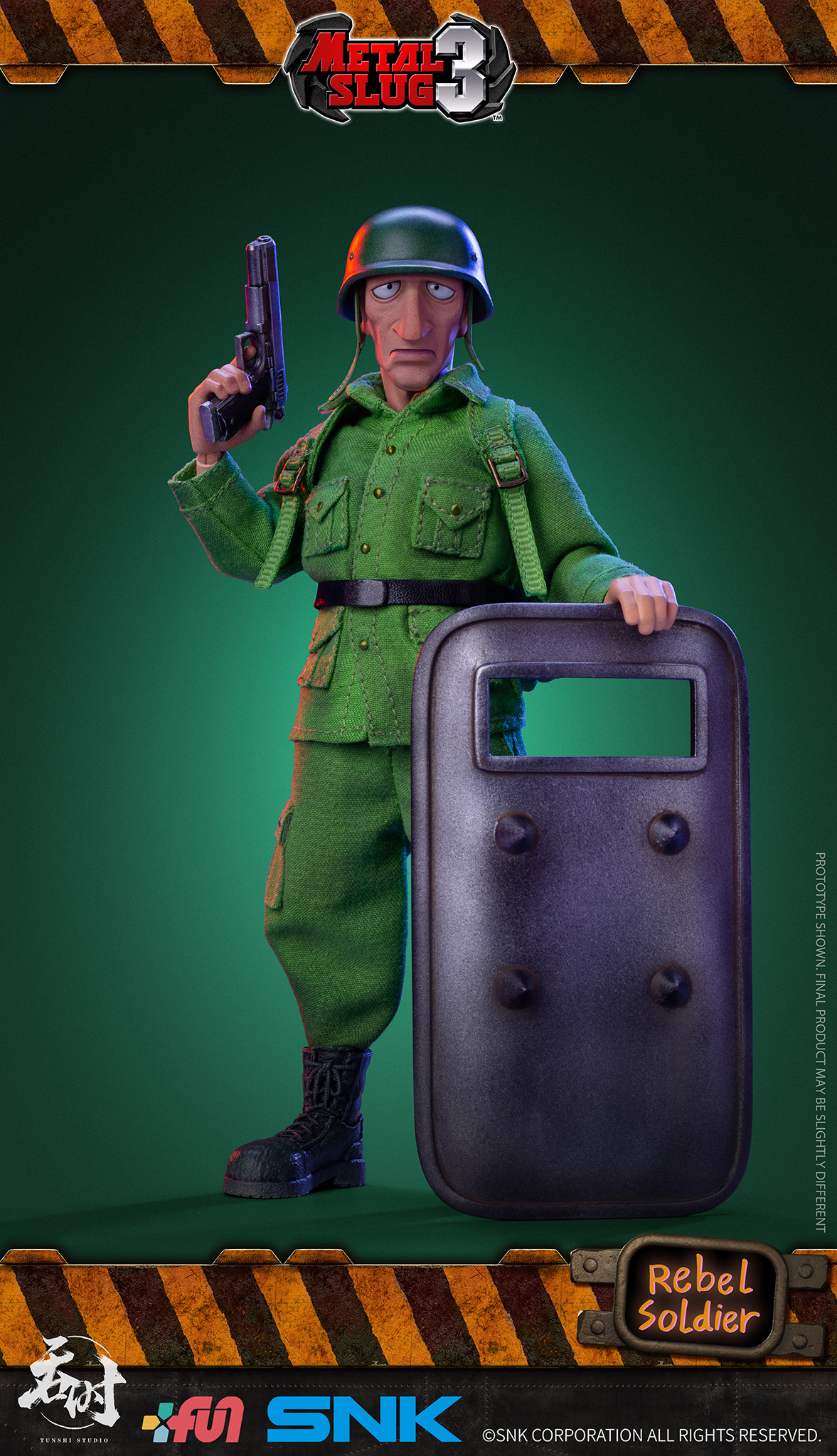 Tunshi Studio 1/12 Metal Slug 3 - Rebel Soldier