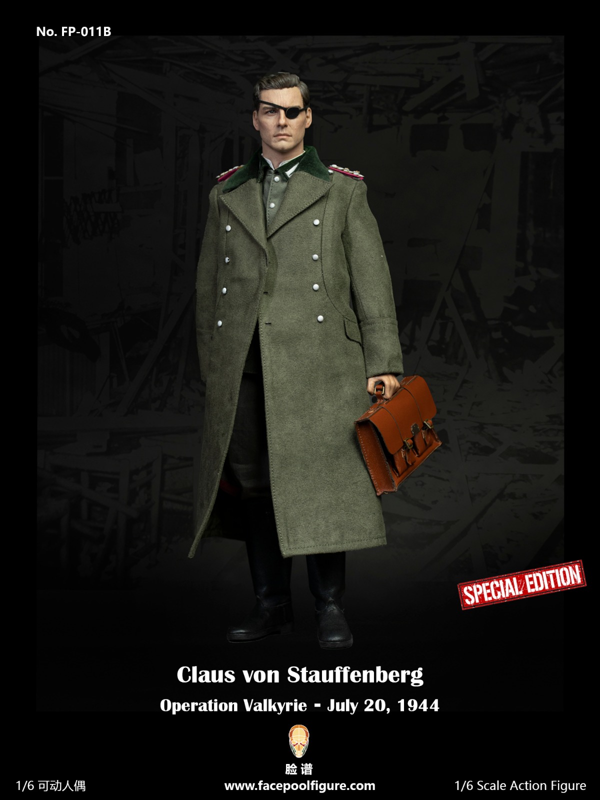 Facepoolfigure FP-011B 1/6 Discover History Series - Operation Valkyrie (Special Edition)