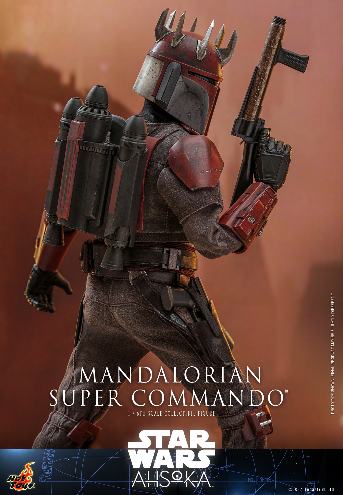 Hot Toys TMS127 1/6 Star Wars: Ahsoka™ - Mandalorian Super Commando™