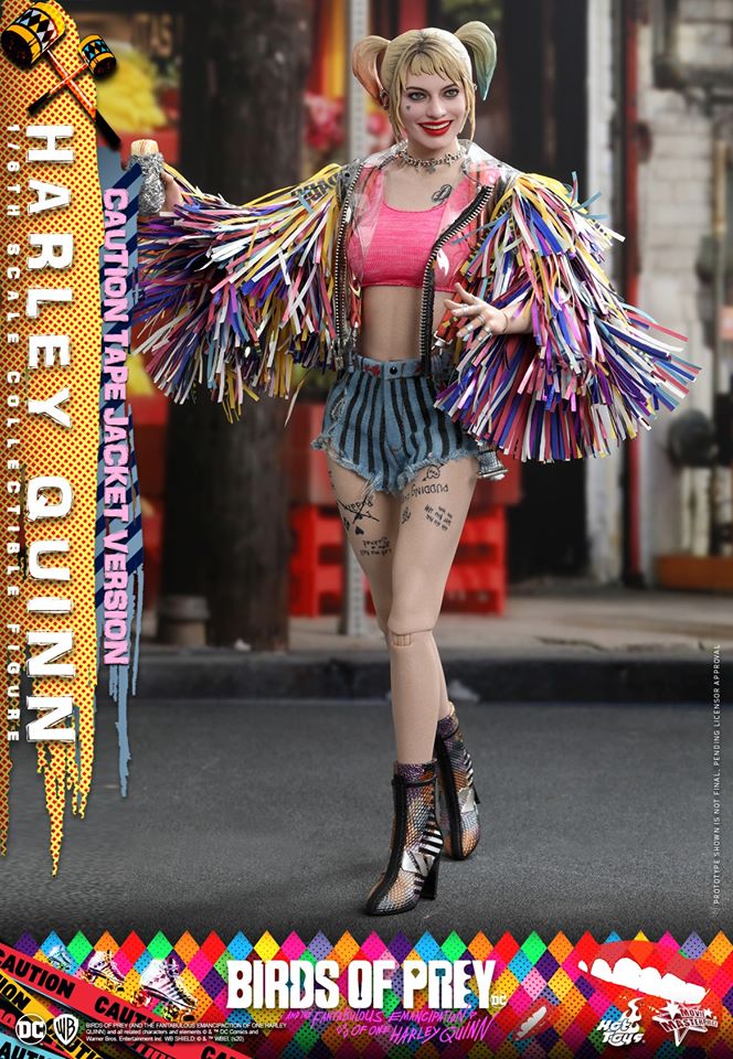 Hot Toys MMS566 Birds of Prey - Harley Quinn (Caution Tape Jacket Version)