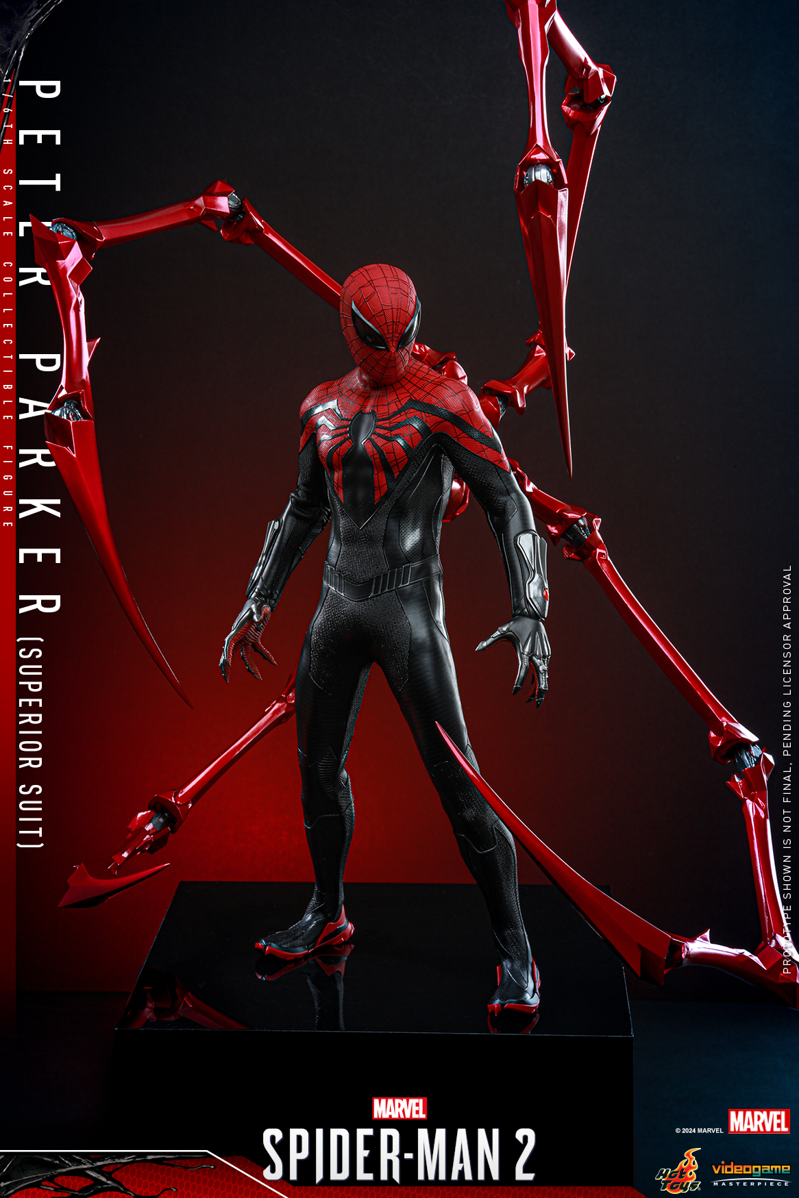 Hot Toys VGM61 1/6 Marvel's Spider-Man 2 - Peter Parker (Superior Suit)