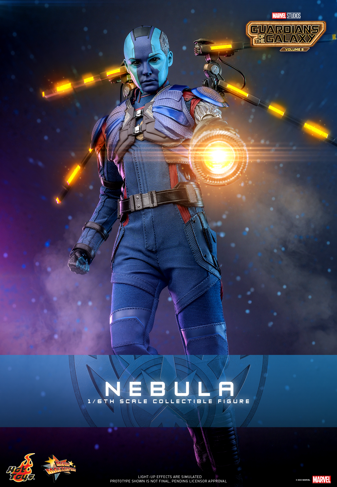 Hot Toys MMS714 1/6 Guardians of the Galaxy Vol. 3 - Nebula