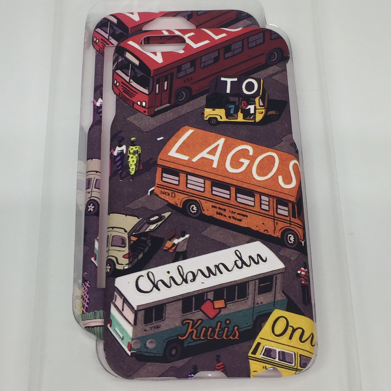 เคสคูทิส(Kutis)ไอโฟน6,6S(ลายรถบัสLagos)มาใหม่