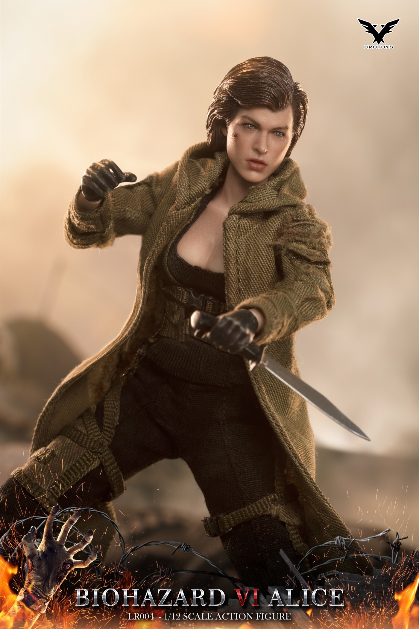 BROTOYS LR004 1/12 Resident Evil 6 - Alice - One Sixth Figure