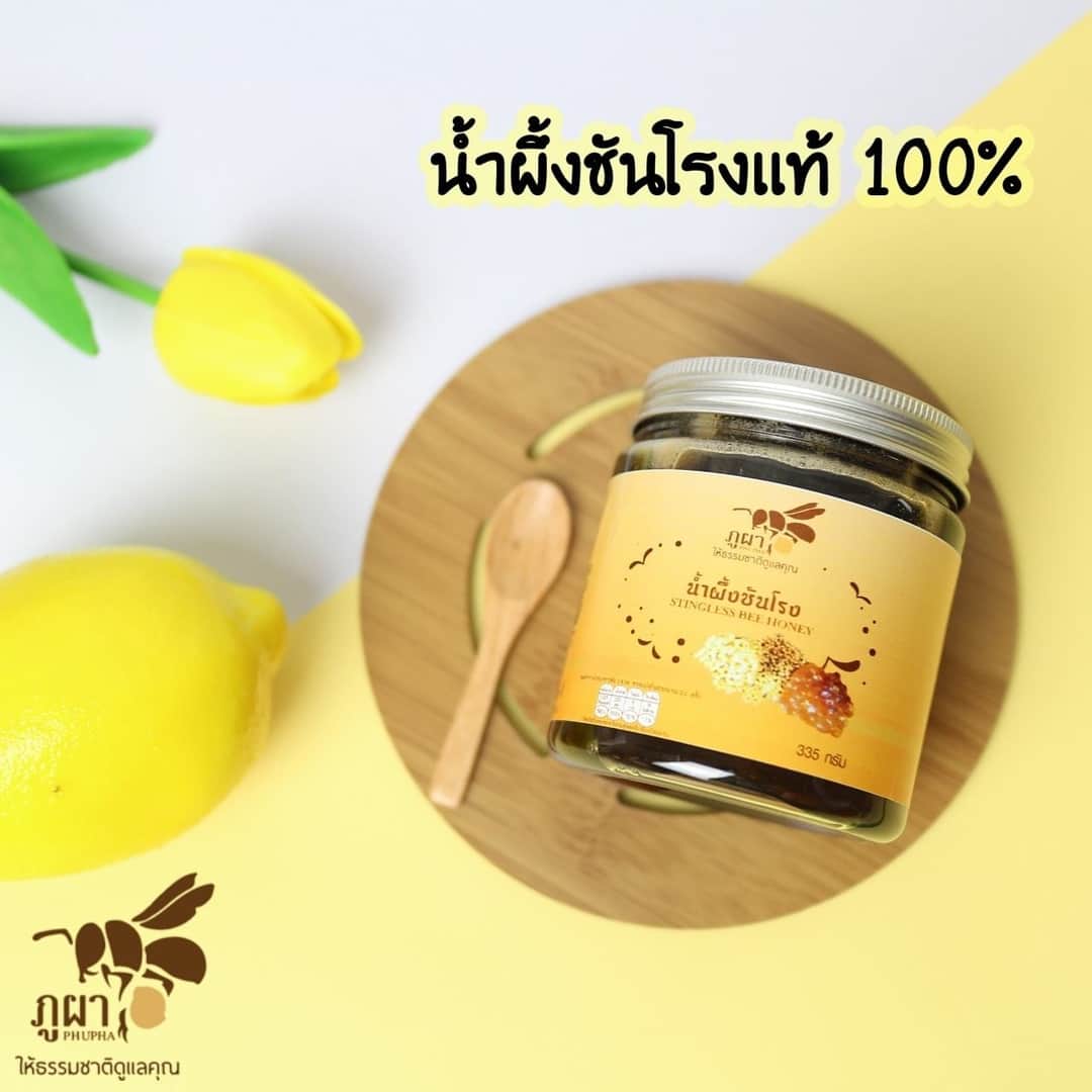 น้ำผึ้งชันโรง มาจากฟาร์มเลี้ยงโดยตรง น้ำผึ้ง ภูผา ชันโรง phupha