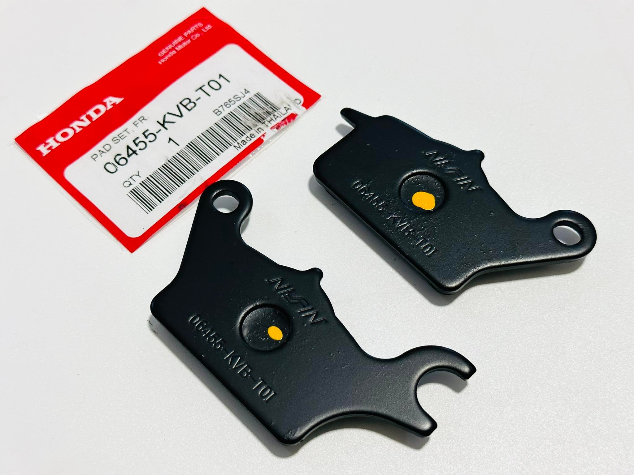 ผ้าดิสเบรคหน้าclick i scoopy i ตัวเก่า รุ่นไฟเลี้ยวบังลม รอ