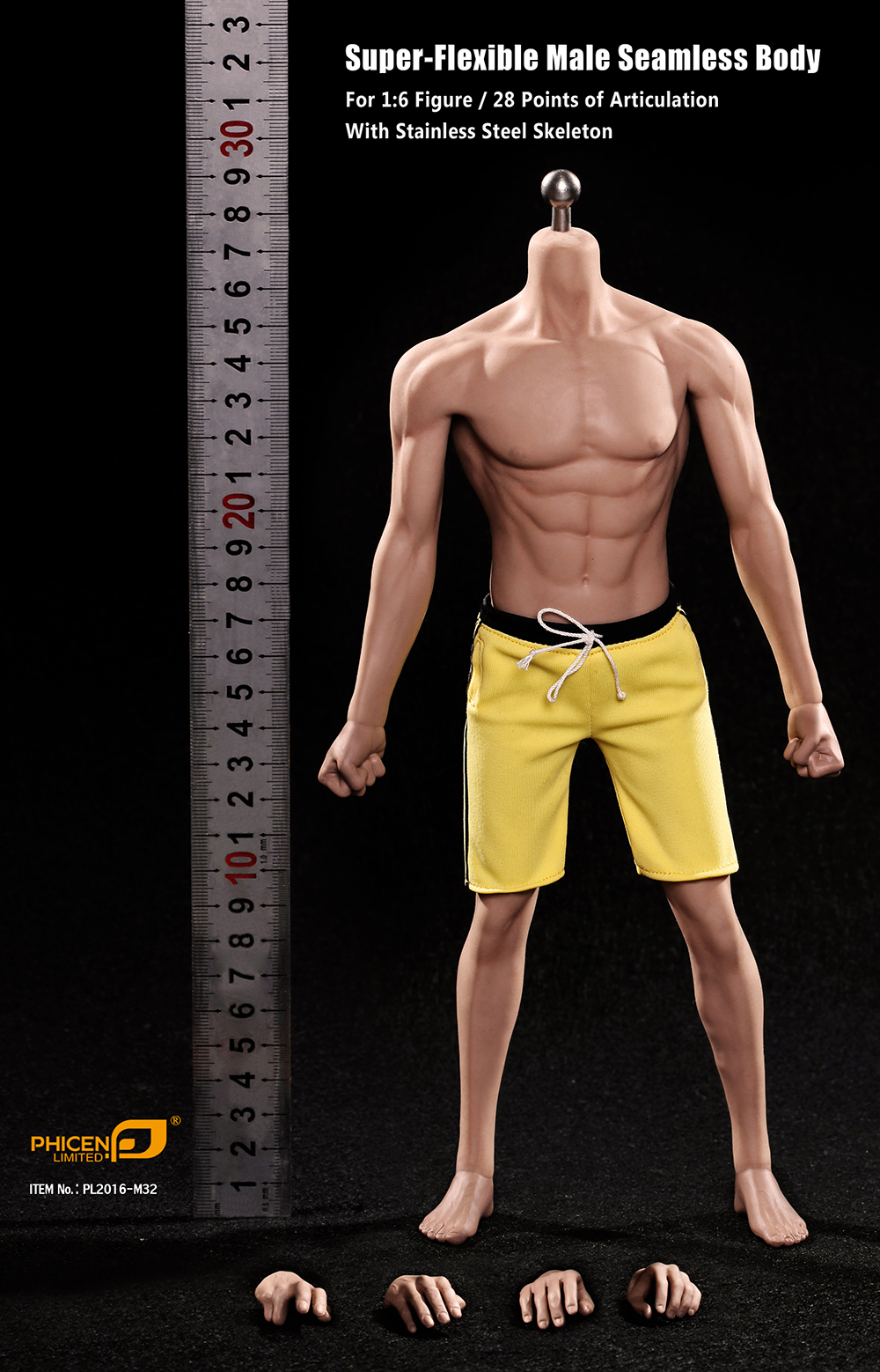 TBLeague PL2016-M32 Super flexible Asia Male Seamless Body
