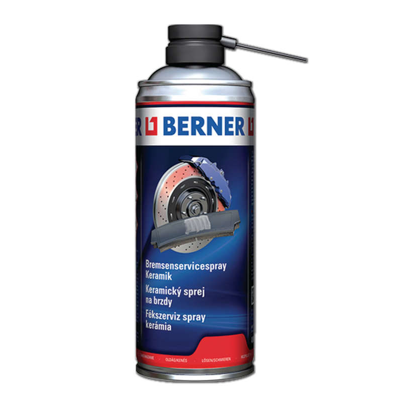 BERNER สเปรย์เซรามิคลดเสียงเบรค 400 ml.