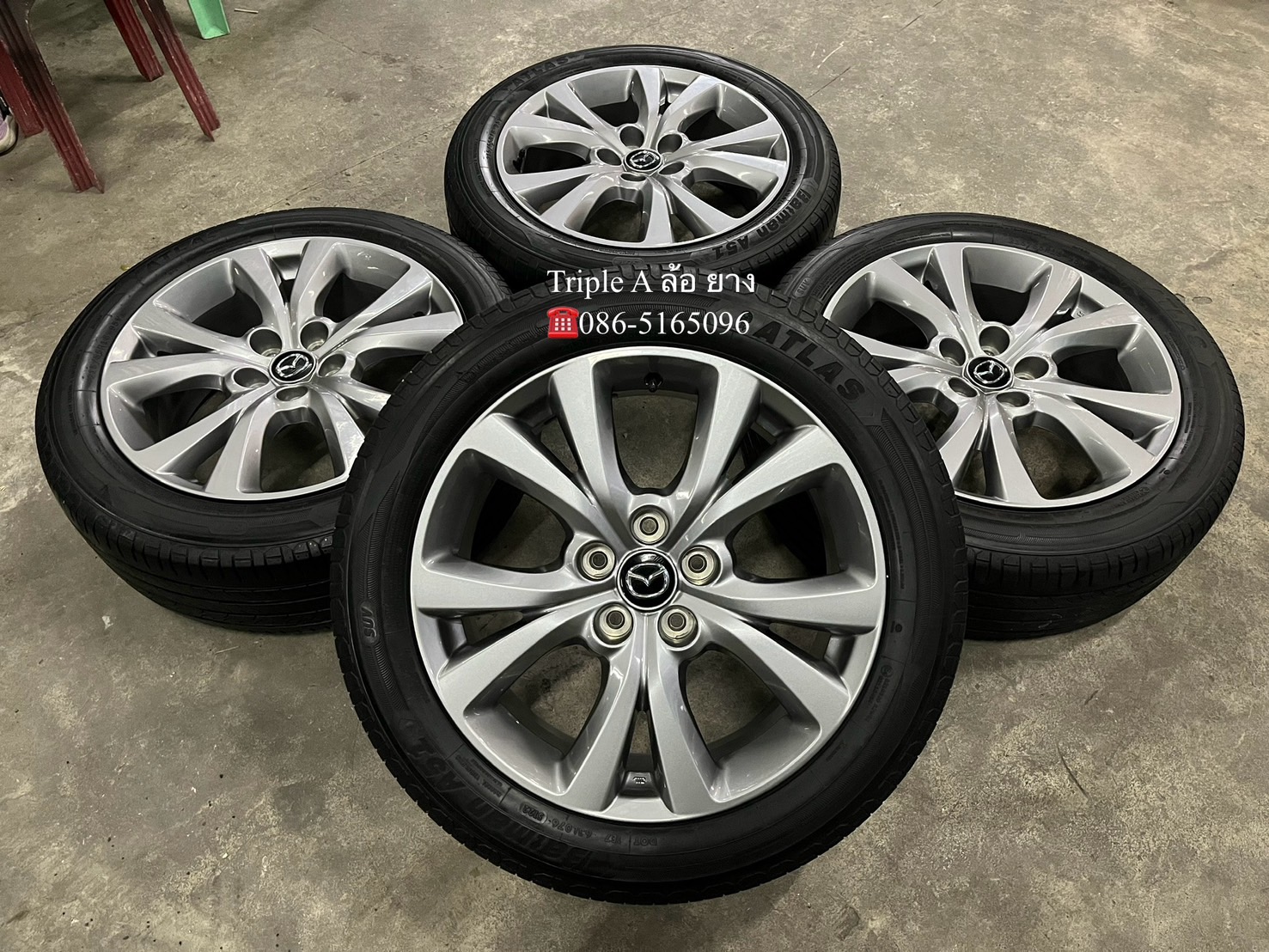 ✨ล้อแม็ก✨Mazda CX-30 รุ่นใหม่ล่าสุด ขอบ 18 พร้อมยาง 215-55-18 ATLAS💥ปลายปี 22💥