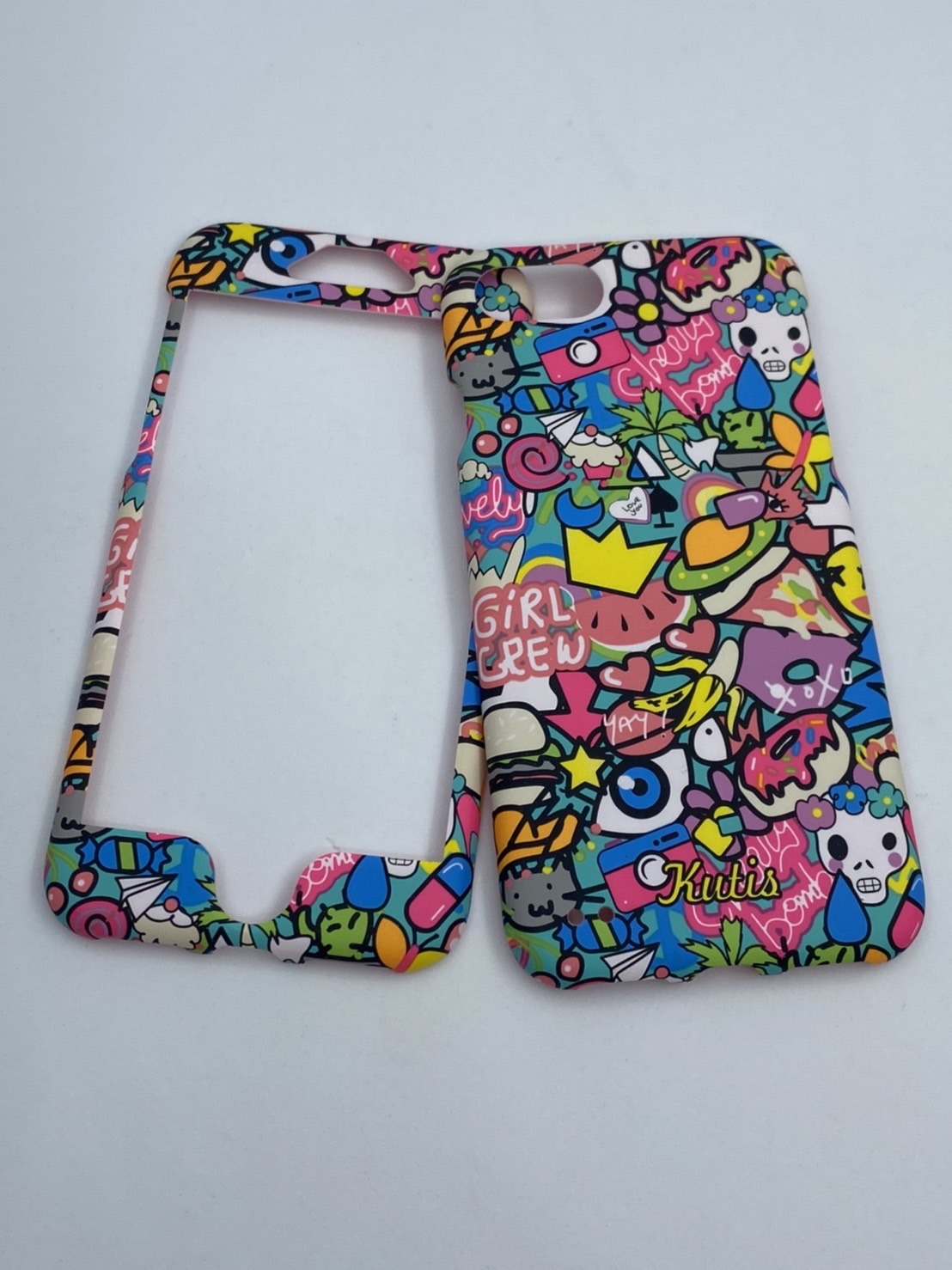 เคสคูทิส(Kutis)เคสไอโฟน7,8,SE2020(ลายStreet)มาใหม่ เคสประกบหน้า-หลัง เคสเรืองแสง เคสลายวินเทจ ร้านSuperhero Klongthom