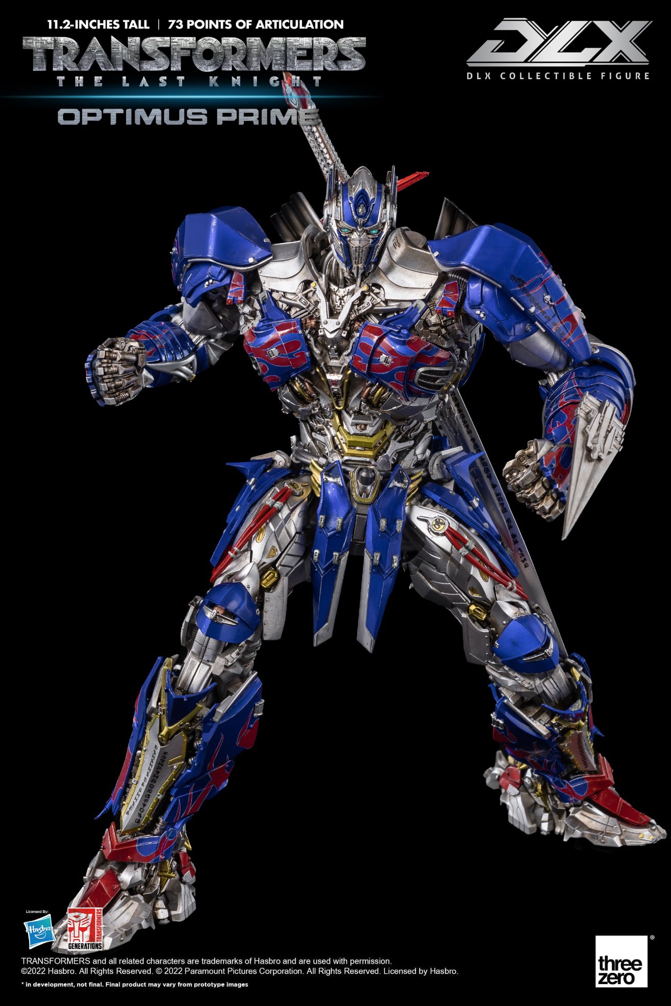 Threezero 3Z04570W0 DLX Transformers: The Last Knight - Optimus Prime