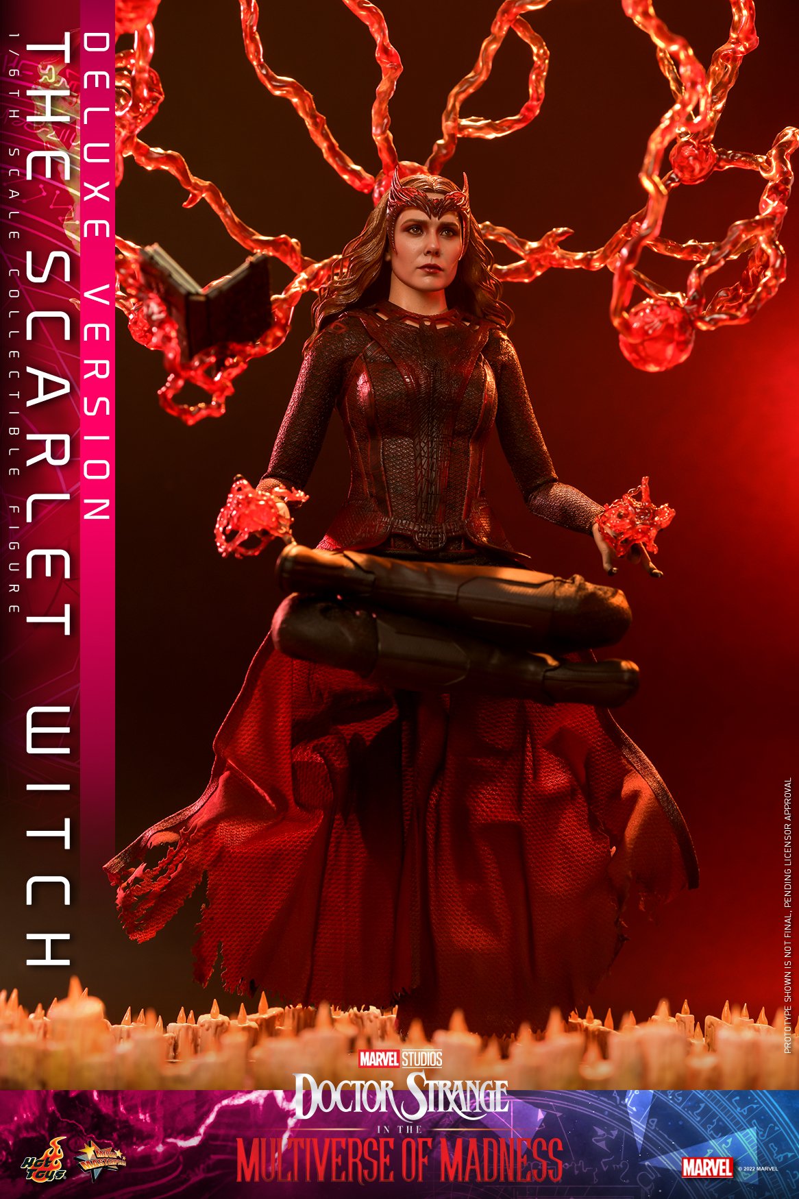 Hot Toys MMS653 1/6 Doctor Strange in the Multiverse of Madness - The Scarlet Witch (Deluxe Version)
