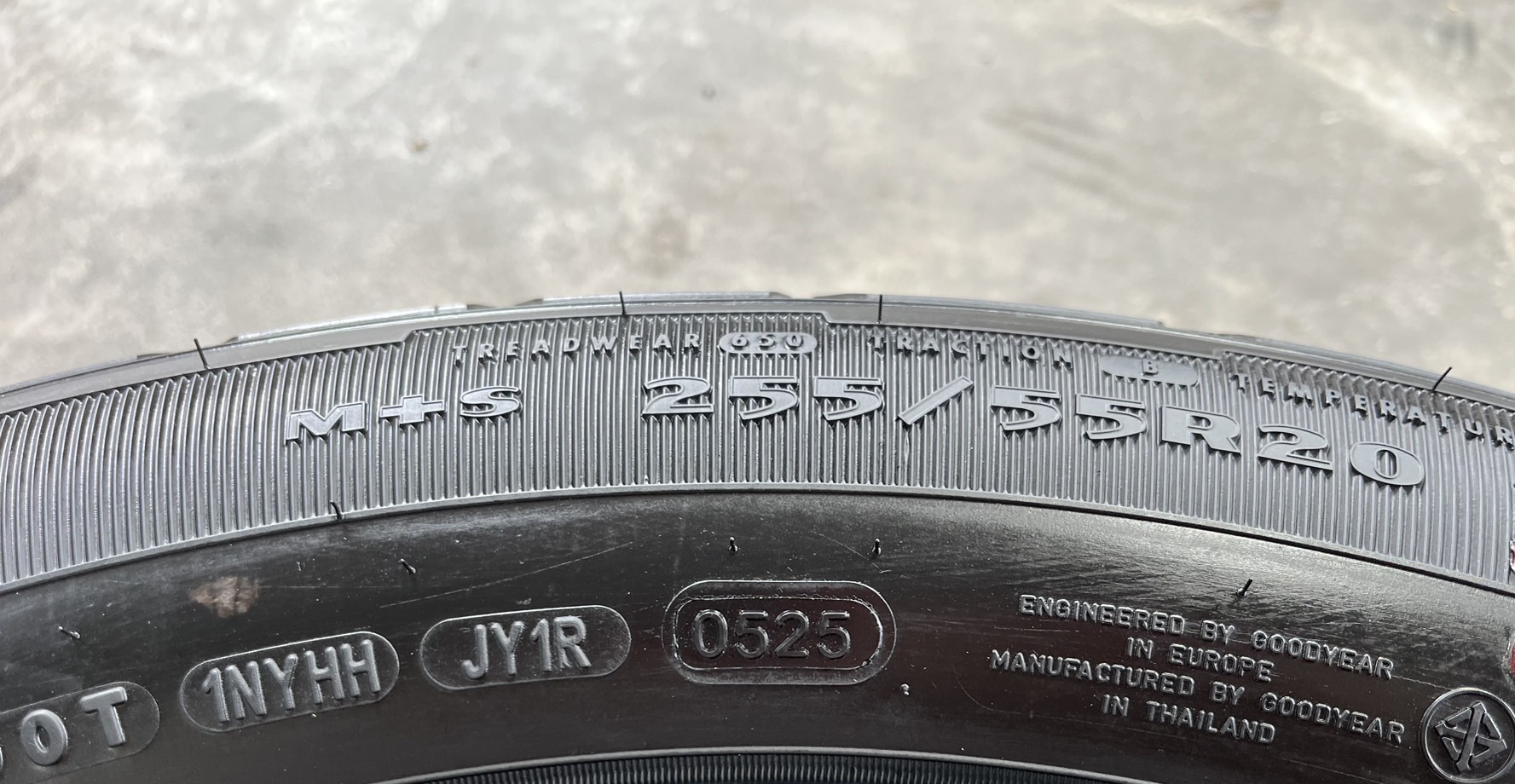 ✨ยางใหม่ป้ายแดง✨255-55-20 Goodyear💥ปี 25💥🚘เหมาะสำหรับ รถกระบะตัวสูง และ SUV ทุกรุ่น