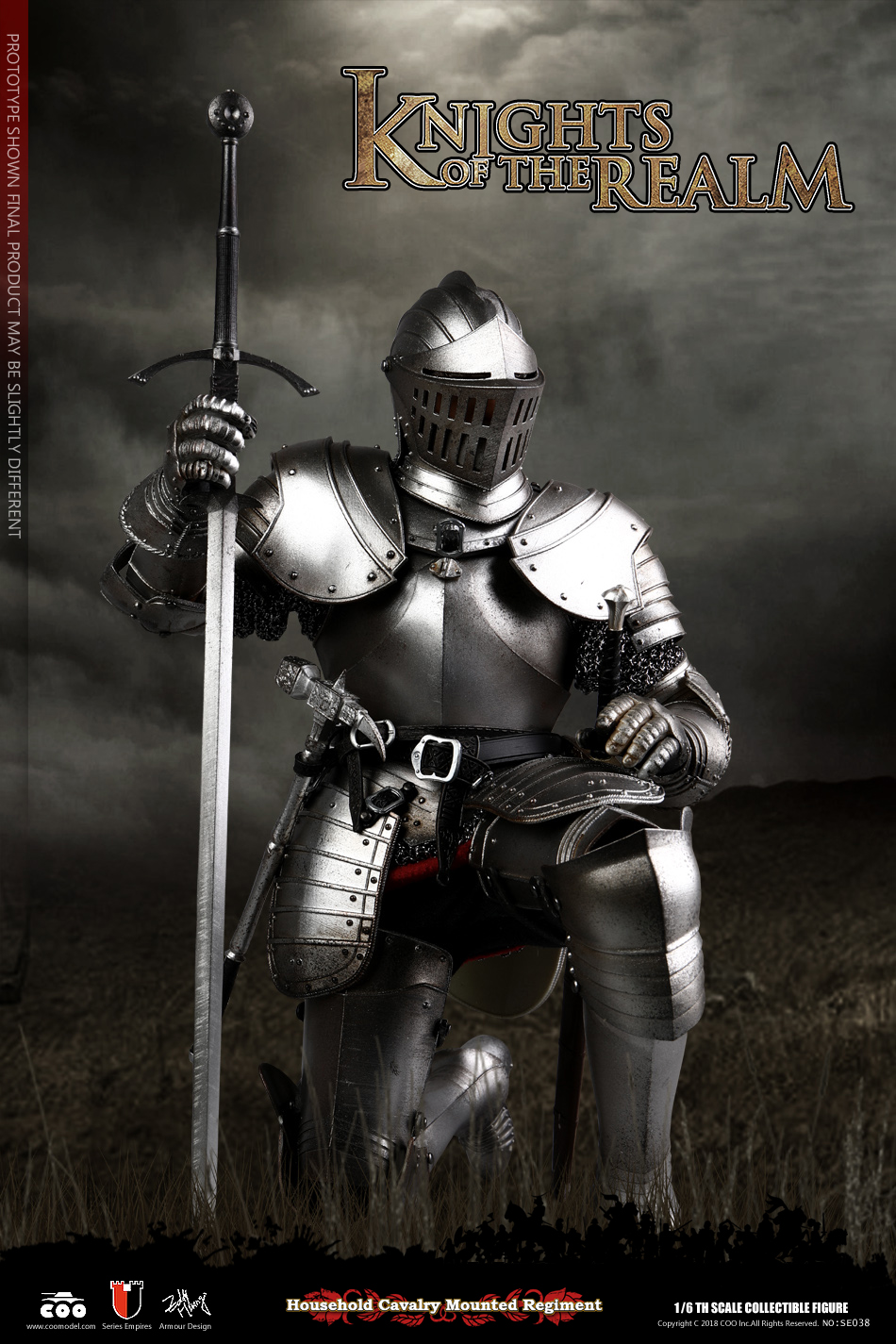 COOMODEL SE036 SE037 DIE-CAST ALLOY 1/6 SERIES OF EMPIRES - KNIGHTS OF THE REALM