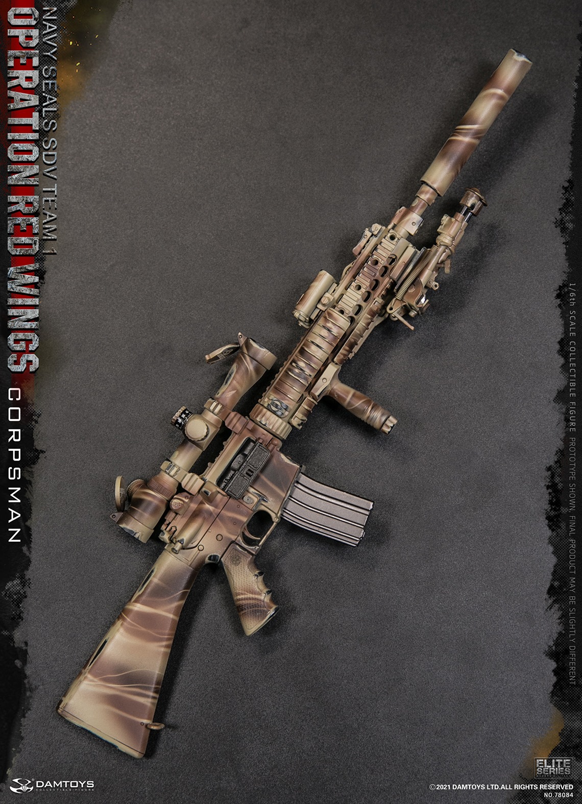 DAMTOYS 78084 1/6 Operation Red Wings: Navy Seals SDV Team 1 - Corpsman