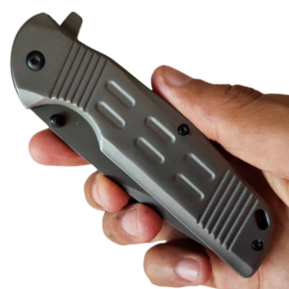 มีดพับ BROWNING A332 ขนาด 8.3 นิ้ว (21.2 ซม.) Gray Titanium