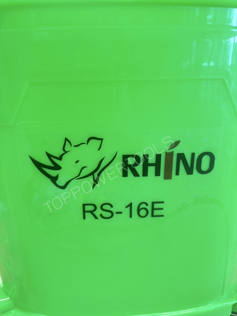 ถังพ่นยาแบตเตอรี่ 16L.(RS-16E) RHINO สีเขียว