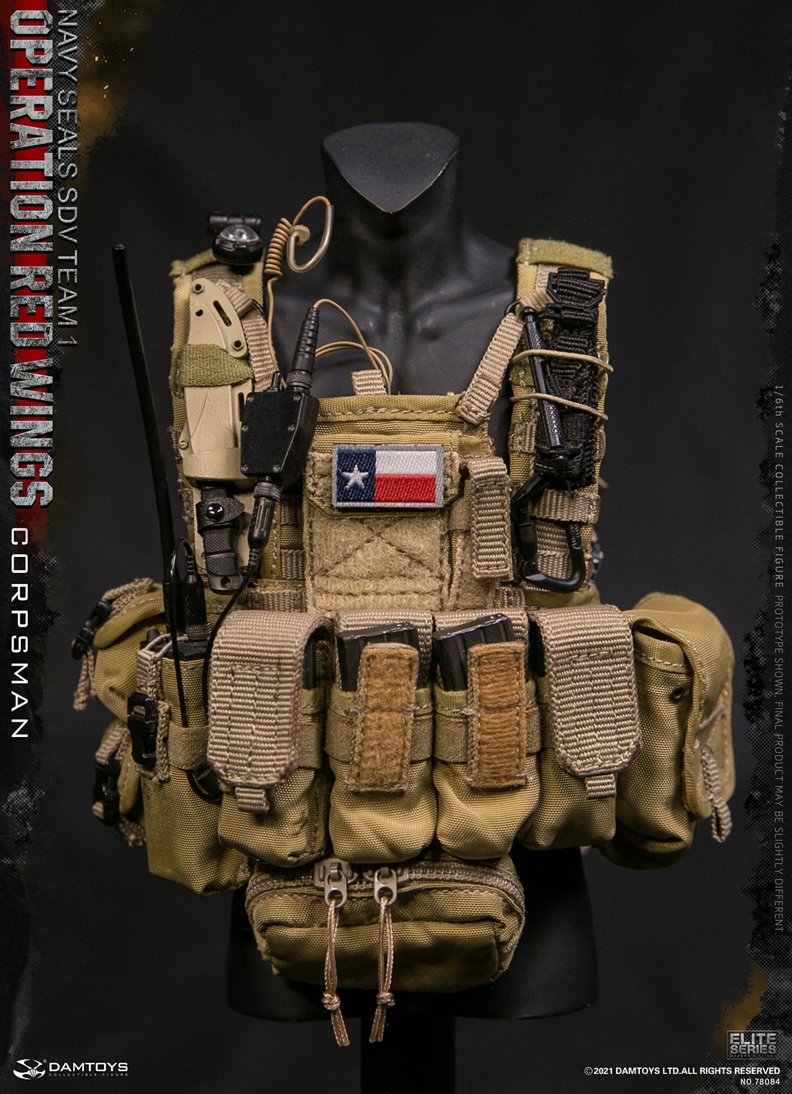 DAMTOYS 78084 1/6 Operation Red Wings: Navy Seals SDV Team 1 - Corpsman