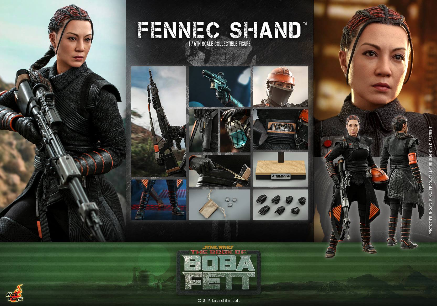 Hot Toys TMS068 1/6 Star Wars: The Book of Boba Fett™ - Fennec Shand™