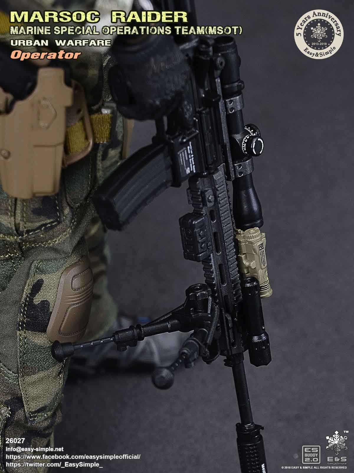 Easy&Simple 26027 MARSOC Raider Urban Warfare Operator (5 Years Anniversary)