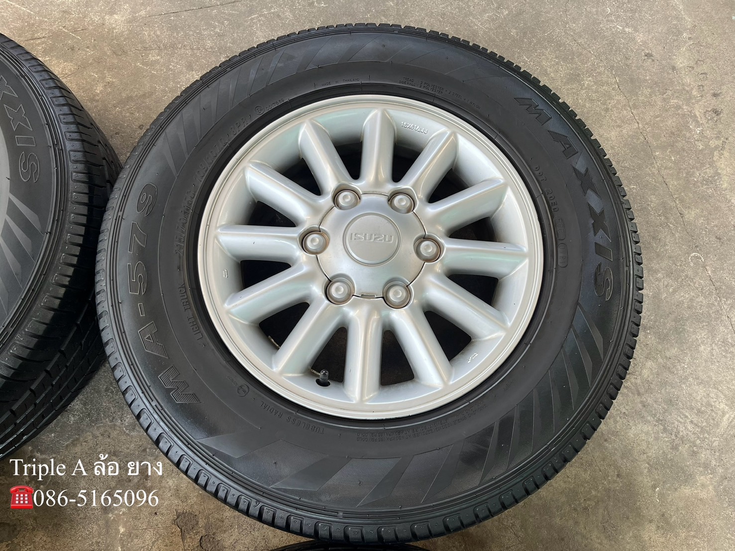 ✨ล้อแม็ก✨ISUZU D-Max ขอบ 15 แถมยาง 215-70-15 Maxxis ปี 21