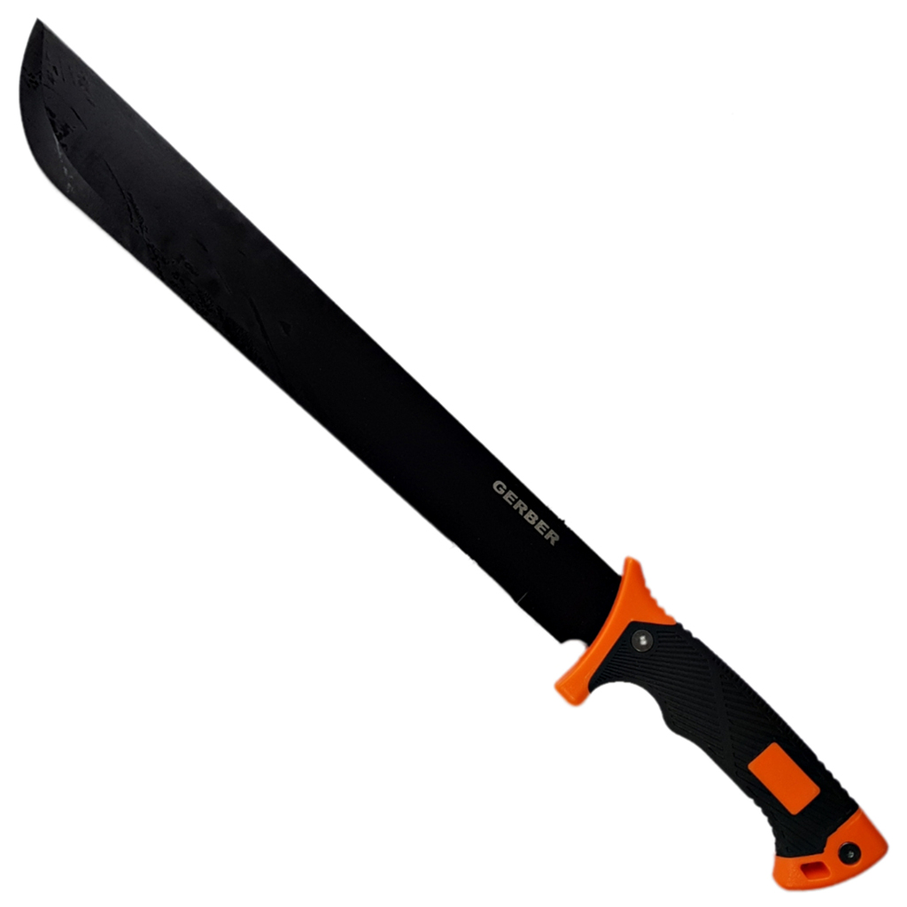 มีดเดินป่า มีดใบตาย GERBER Machete ขนาดยาว 21.3 นิ้ว (54 ซม.) พร้อมซองผ้าไนล่อนร้อยเข็มขัดสำหรับเก็บมีด