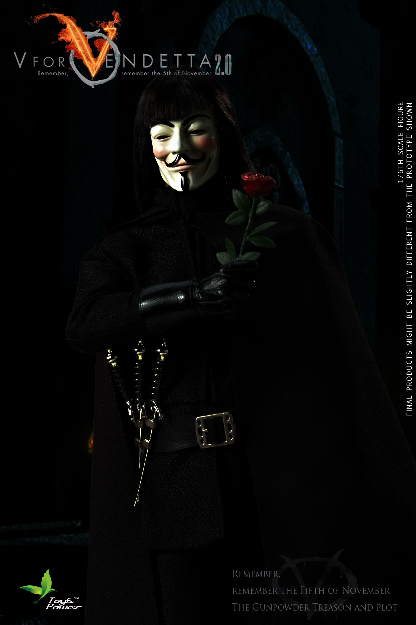 Toyspower CT013 1/6 V Word Vendetta 2.0
