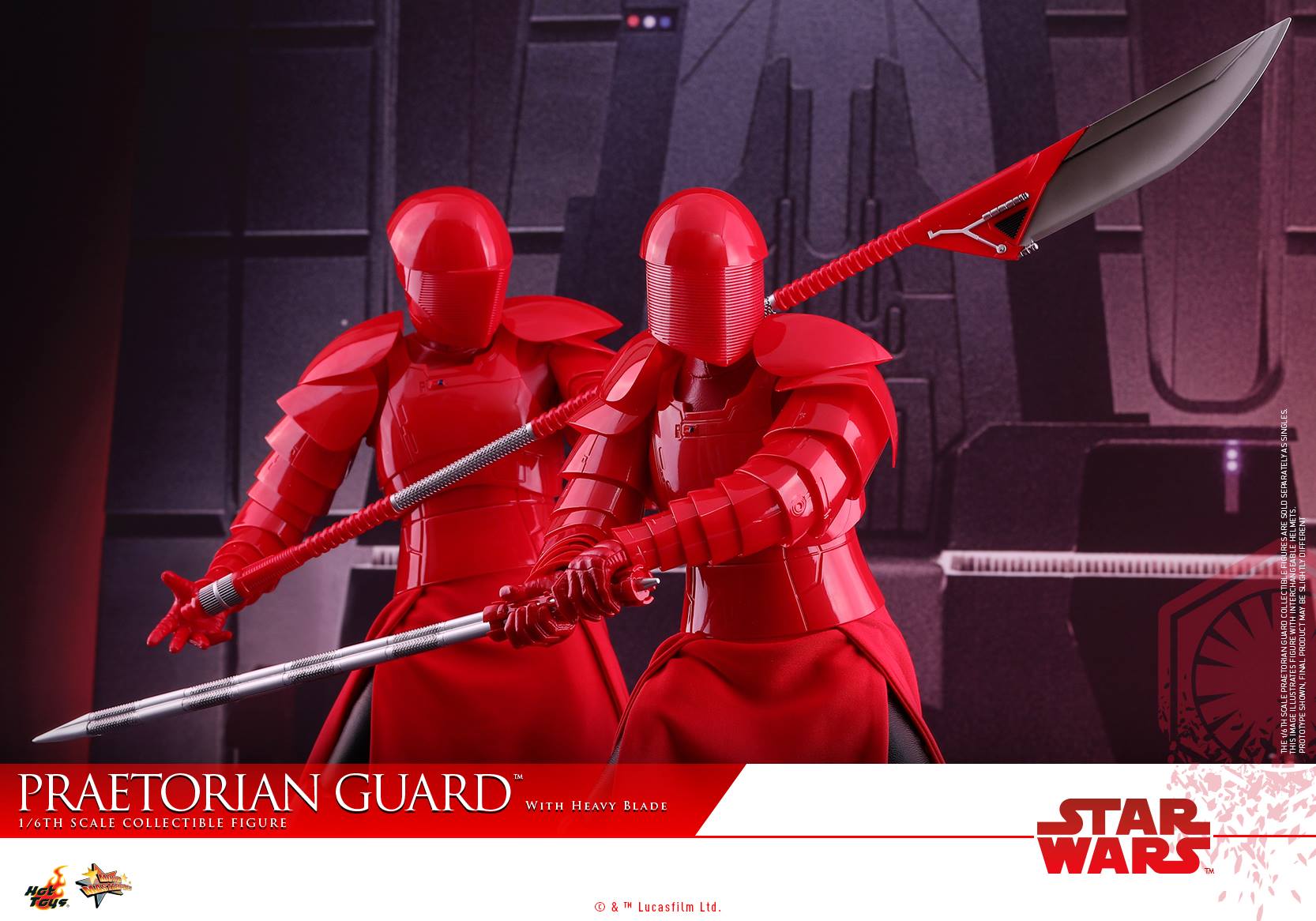 Hot Toys MMS453 STAR WARS: THE LAST JEDI - PRAETORIAN GUARD (WITH HEAVY BLADE)