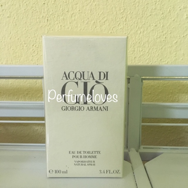 (แท้100%) Armani aqua di gio edt 100ml กล่องซีล per9