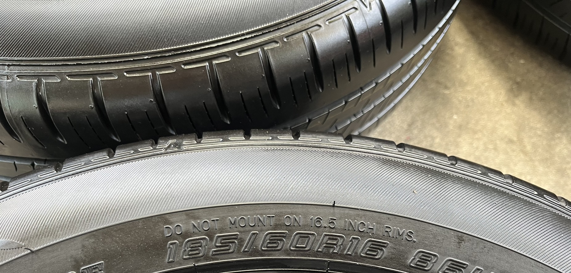 ✨ยางป้ายแดง✨185-60-16 Dunlop💖สวยกริ๊บ💖