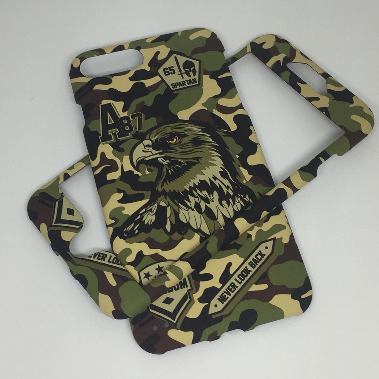 เคสคูทิส(Kutis)ไอโฟน7พลัส,8พลัส(ลายพรางเหยี่ยว)มาใหม่ เคสประกบหน้า-หลัง เคสเรืองแสง เคสลายวินเทจ ร้านSuperhero Klongthom