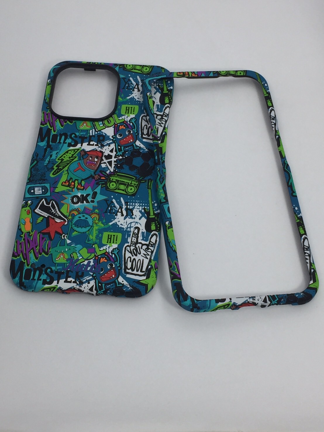 เคสคูทิส(Kutis)เคสไอโฟน13PRO(ลายMonster)มาใหม่ เคสประกบหน้า-หลัง เคสเรืองแสง เคสลายวินเทจ ร้านSuperhero Klongthom