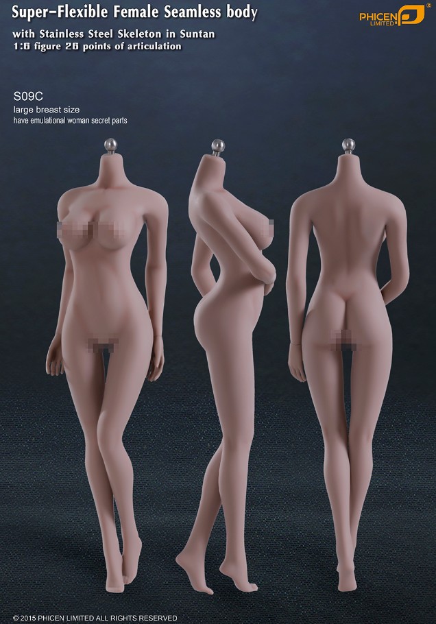 TBLeague S09C Body Stainless (Large bust, Suntan) เหมือนจริง